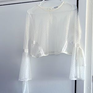 Dizzylizzy Sheer white Top